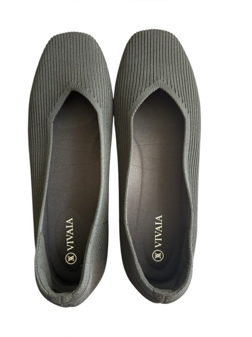 VIVAIA Women's Margot 2.0 Square-Toe V-Cut Ballet Flats size 41.5/US10